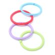 12pcs Bright Snag Free Hair Elastics - 4mm x 4.5cm
