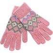 Ladies Chunky Knit Pattern Gloves – Assorted Colours