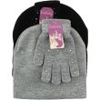 Ladies Hat & Glove Set With Diamantes - Assorted