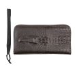 Ladies Zippable  Purse - Brown