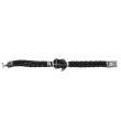 Men's Plaited Leather Bracelet "Anchor Design"