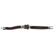 Men's Plaited Leather Bracelet "Anchor Design"
