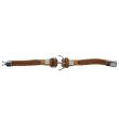 Men's Plaited Leather Bracelet "Anchor Design"