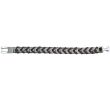 Men's Stainless Steel Plaited Rope Bracelet 