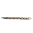 Men's Stainless Steel Plaited Rope Bracelet 