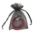 Men's Six-Strand Adjustable Leather Bracelet - Dark Pink 