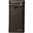 Menbense Ladies Foldable Purse - Dark Brown 