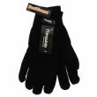 Men's Thinsulated Knitted Gloves - Black