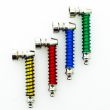 Wholesale Metal Pipes Spiral Design Assorted 8.5 cm
