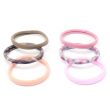 6pcs Jersey Hair Elastics - Assorted - 7mm x 4.5cm