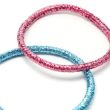 18pcs Glitter Snag Free Hair Elastics - Assorted - 2mm x 3cm