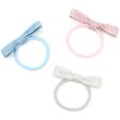 Glitter Hair Bow with Elastic - Assorted - 6.5cm
