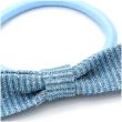 Glitter Hair Bow with Elastic - Assorted - 6.5cm