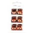 6pcs Octopus Tort Mini Hair Clamps- 2cm