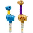 Projection Dinosaur Candy Stick with Pressed Sweets - Pack of 12 Assorted