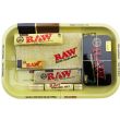 RAW 7pcs Classic Metal Rolling Tray Smoking Gift Set - 27 x 17cm