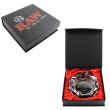 RAW Black The Dark Side Glass Ashtray - 11 x 3cm