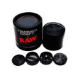 RAW Black Large HAMMERCRAFT 4-part Aluminium Handmuller - 6 x 5cm