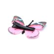 Fabric Butterfly with Black Beak Clip  - Assorted - 4.5cm