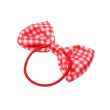 2pcs Red Hair Bow With Elastic - 8.5cm
