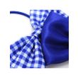 2pcs Royal Blue Hair Bow With Elastic - 8.5cm