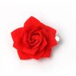 Red Rose Beak Fashion Clip - 4.5cm