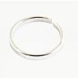Sterling Silver Square Cut Plain Adjustable Toe Rings 