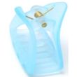 2pcs Triangle Translucent Plastic Hair Clamps - Assorted - 4cm