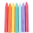 Unscented Chakra Energy Candles – Pack of 14