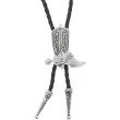 Vintage Western Cowboy Boot & Spur Bolo Tie