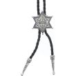 Vintage Western Marshal Star Bolo Tie