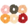 Boucle Fabric Hair Scrunchies - Assorted - 11cm