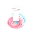 6pcs Assorted Jersey Hair Elastics - 8mm