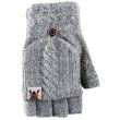 Ladies Fingerless Gloves With Comb - Assorted Colours
