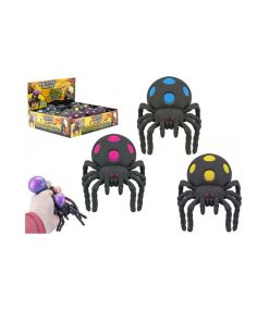Horror Squishy Spiders - Assorted Colours 
