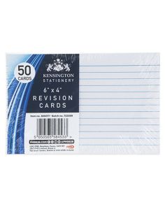 Revision Cards 6" x 4" (Pack of 50)