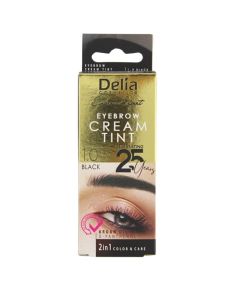 Wholesale Delia Color Cream For Eyebrow 1.0 Black With Argan Oil