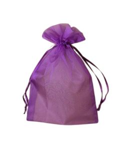 Wholesale Organza Bags -Purple (22x15cm)