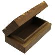 Brass Inlay Wooden Pill Boxes - Assorted Designs 10x5.5x3.5cm