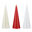 Wholesale Christmas Advent Candles - Assorted Colours (15cm)