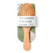 Bamboo Paddle Hair Brush With Wooden Bristles