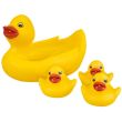 Bathtime Duck Family -Bright Yellow Colour