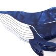 Blue Pearlescent Whale Shaped Hair Clamp - 10.5cm