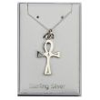 Wholesale Sterling Silver Cross Design Necklace (18mm)