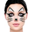 Cat Face Halloween Glitter Makeup 