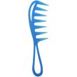 Duralon Wide Tooth Hair Comb with Pointed Teeth - Blue - 18.5cm