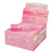 Elements Pink King Size Slim Rolling Papers - 50 Booklets