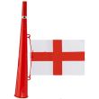 England Supporters Horn With Flag