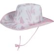 Felt Cowboy Hat - White & Pink
