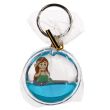 Floating Mermaid Metal Keyring